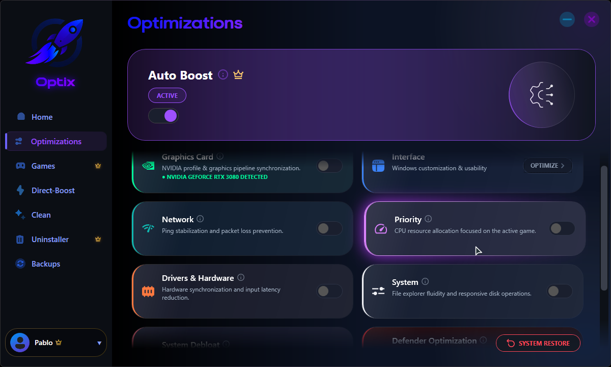 Optix Optimization